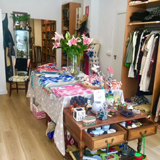 Interior of the Mallorca Sense Fam charity shop