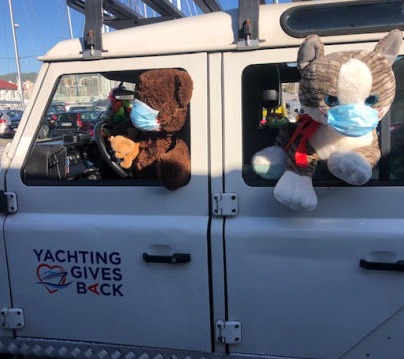 A Land Rover filled to the brim with toys