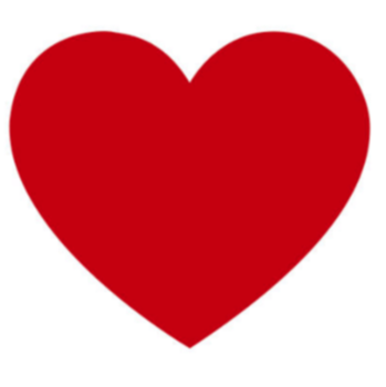 A red heart